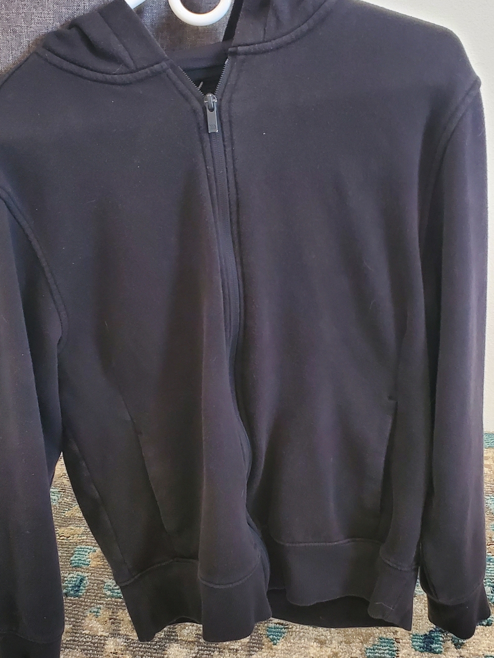 all in motion Black Full-Zip Hoodie Sweater